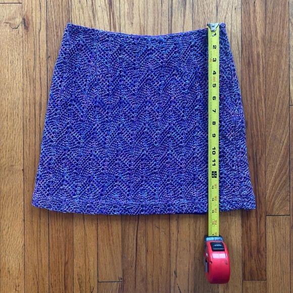 Vintage Express Crochet Mini Skirt - Picture 4 of 4